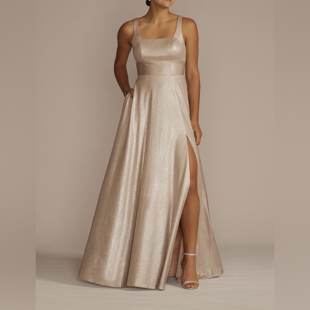 Gold/Champagne Jules&Cleo Bridesmaid/Maid of Honour/Prom dress